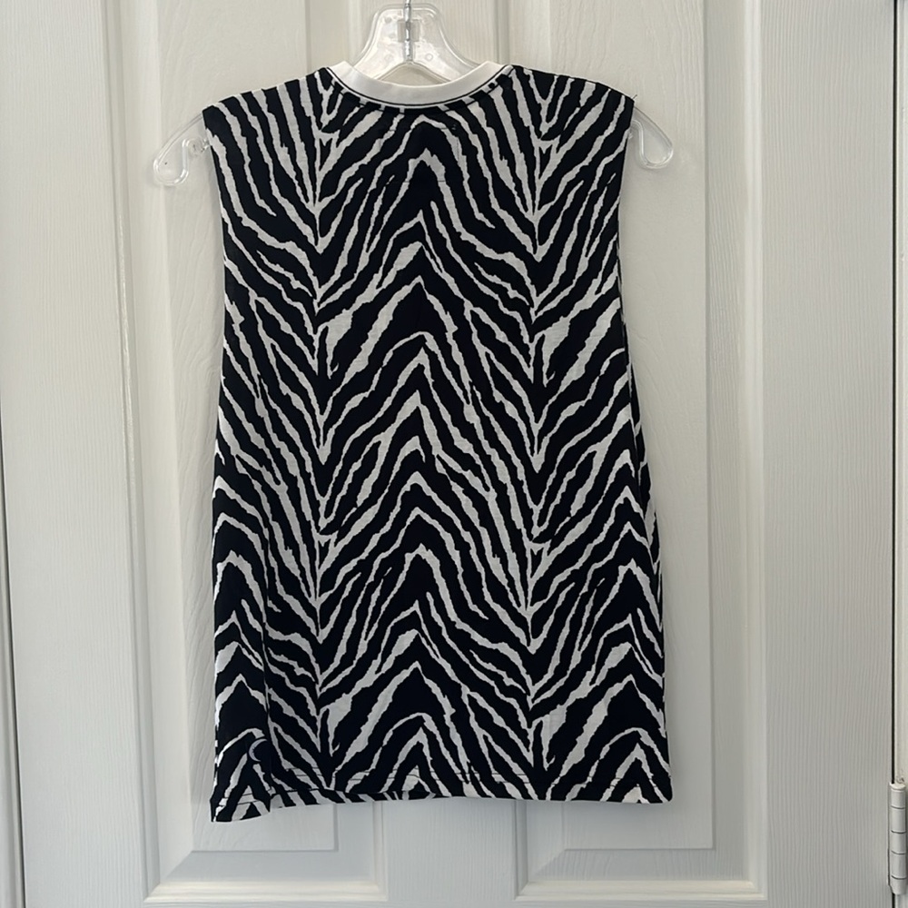 ZYIA Active Black & White Safari Tank Size Small New With Tags! - Picture 6 of 11